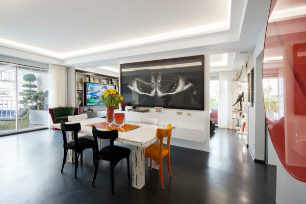 MONACO PORT HERCULE RUSCINO 4 PIECES AVEC UNE VUE SUR LE PORT